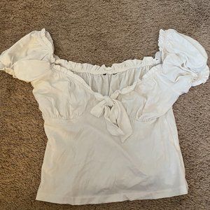 White milkmaid top
